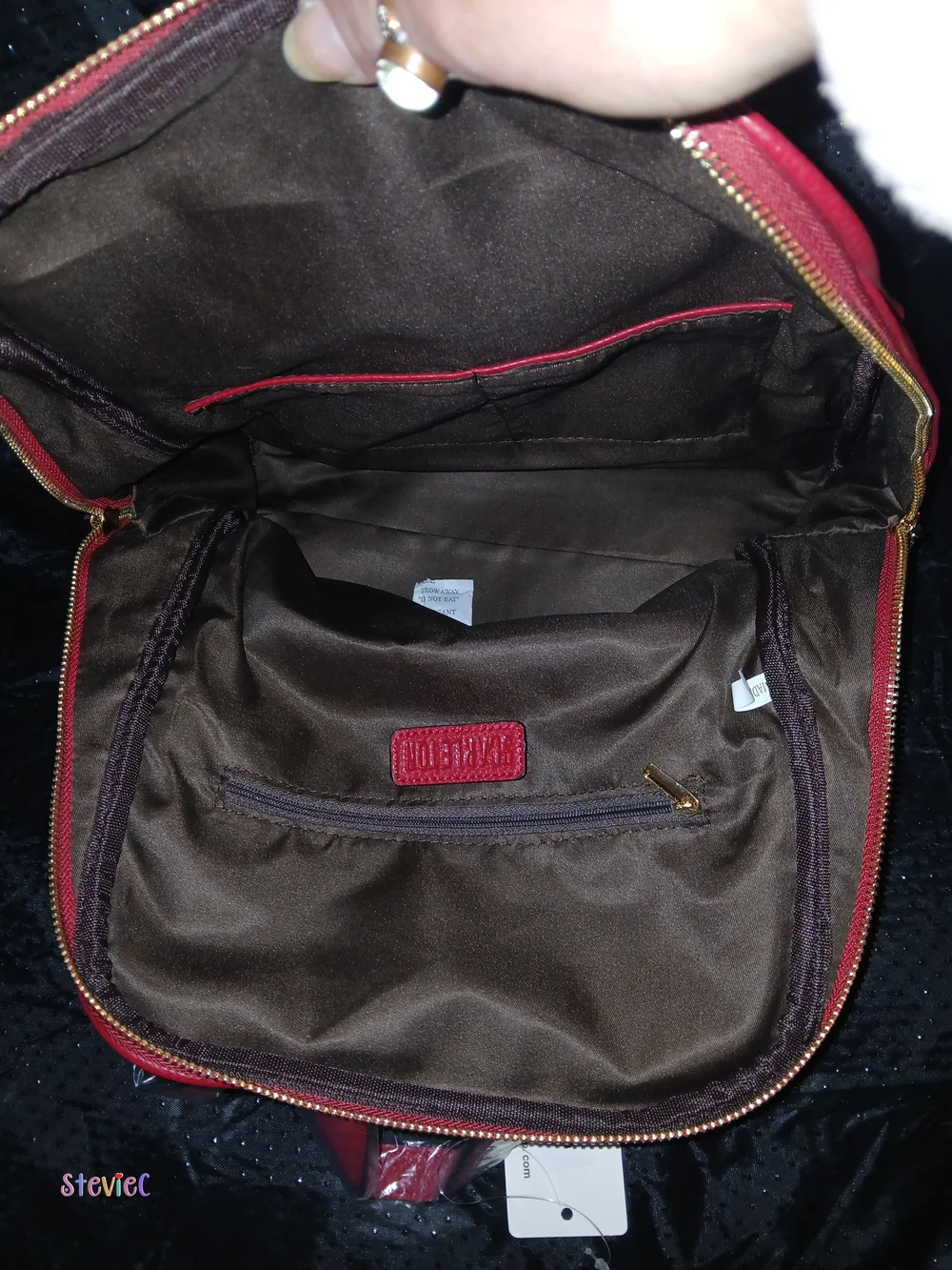 Scarleton red backpack